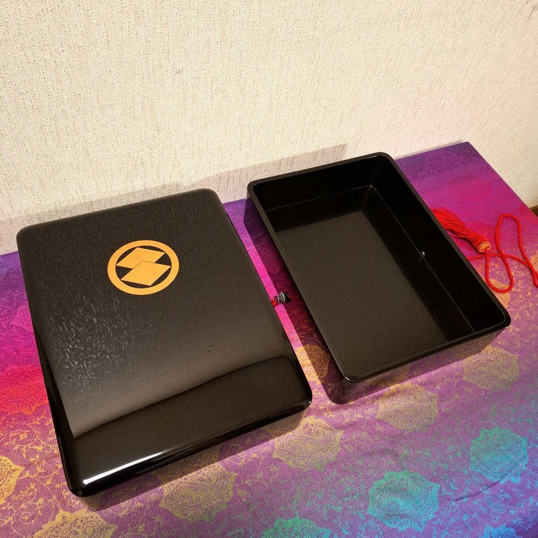 新品・未使用☆昭和レトロ　輪島塗　免状箱　茶道具　華道　嫁入り道具　小物入れ