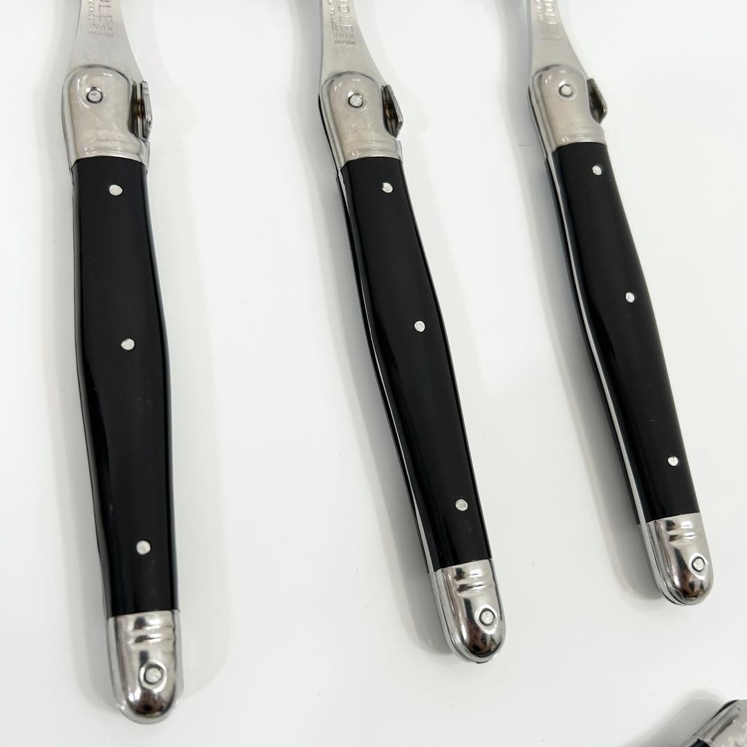 LAGUIOLE ラギオール ライヨール カトラリーセット ブラック 9本