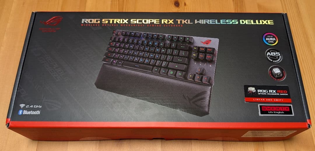ワイヤレスキーボード ROG STRIX SCOPE RX TKL 【英語】