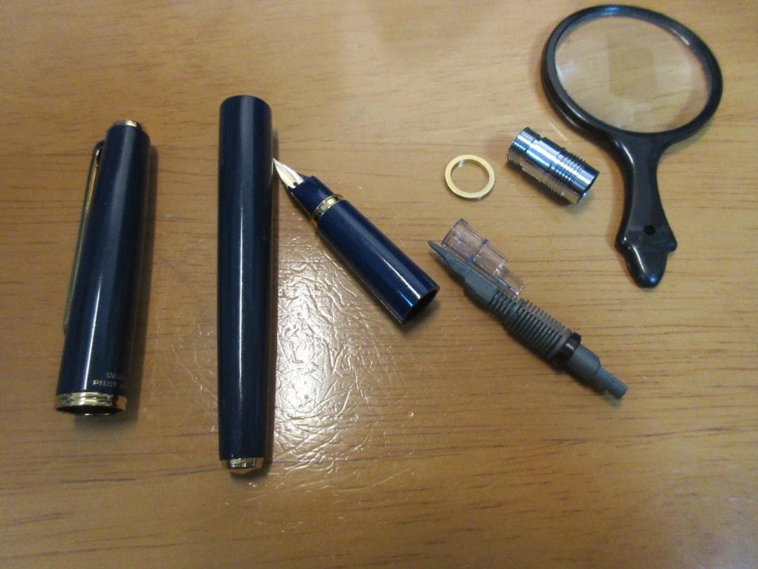 [PILOT] DELUXE URUSHI デラックス 漆 14K Fニブ 青軸