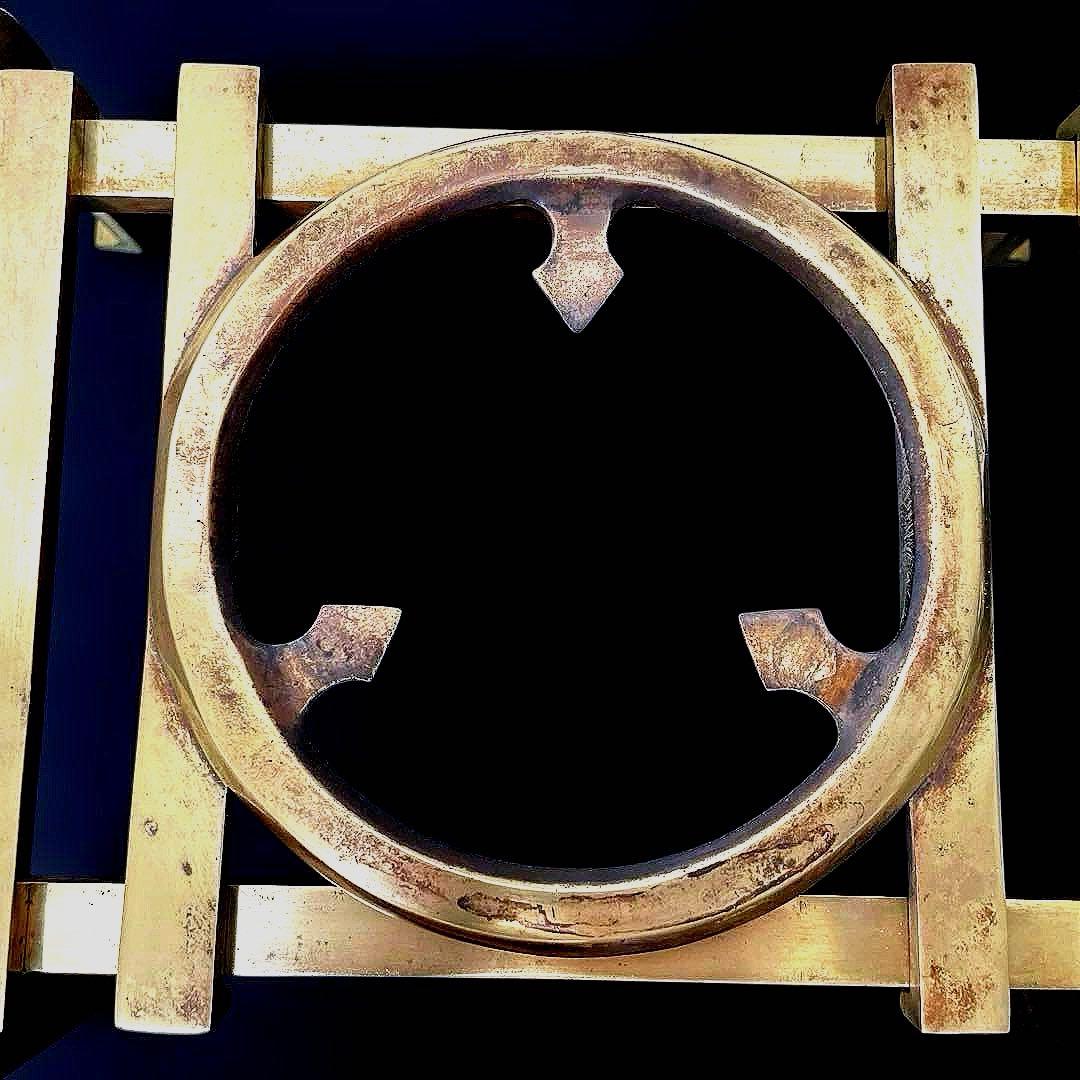 ⭐️ 真鍮　吉原五徳　時代物　レトロ