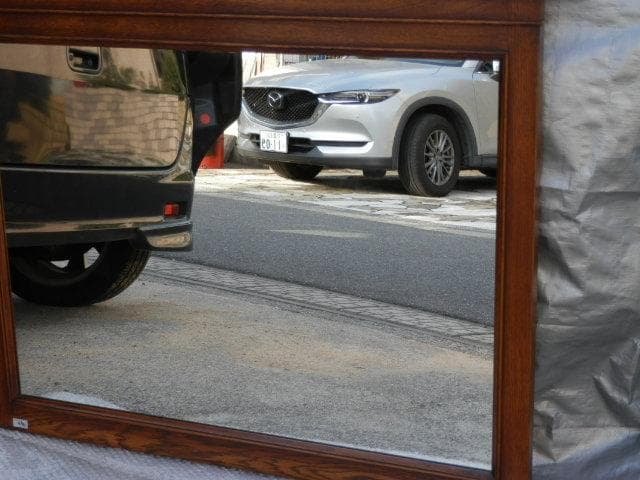 近藤工芸　鏡(壁掛け式)　100x80x5cm 重さ10.5kg