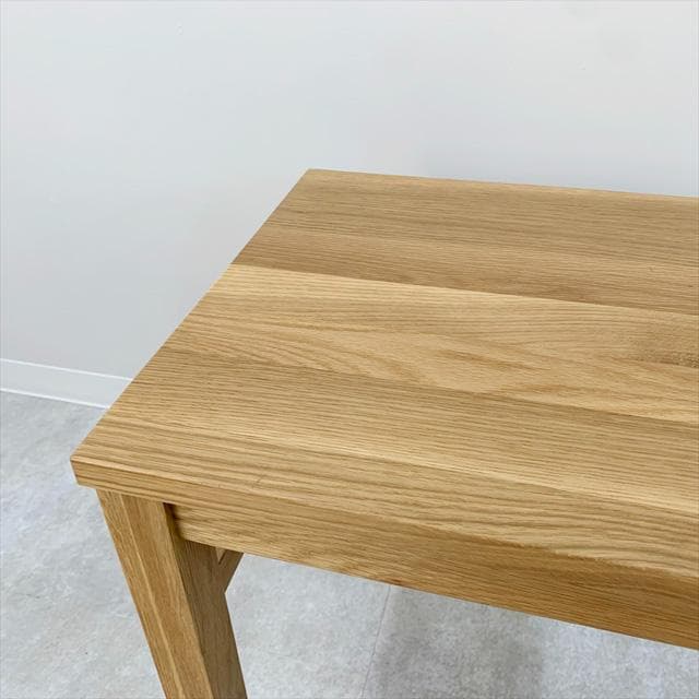 無印良品無垢材サイドテーブルベンチ