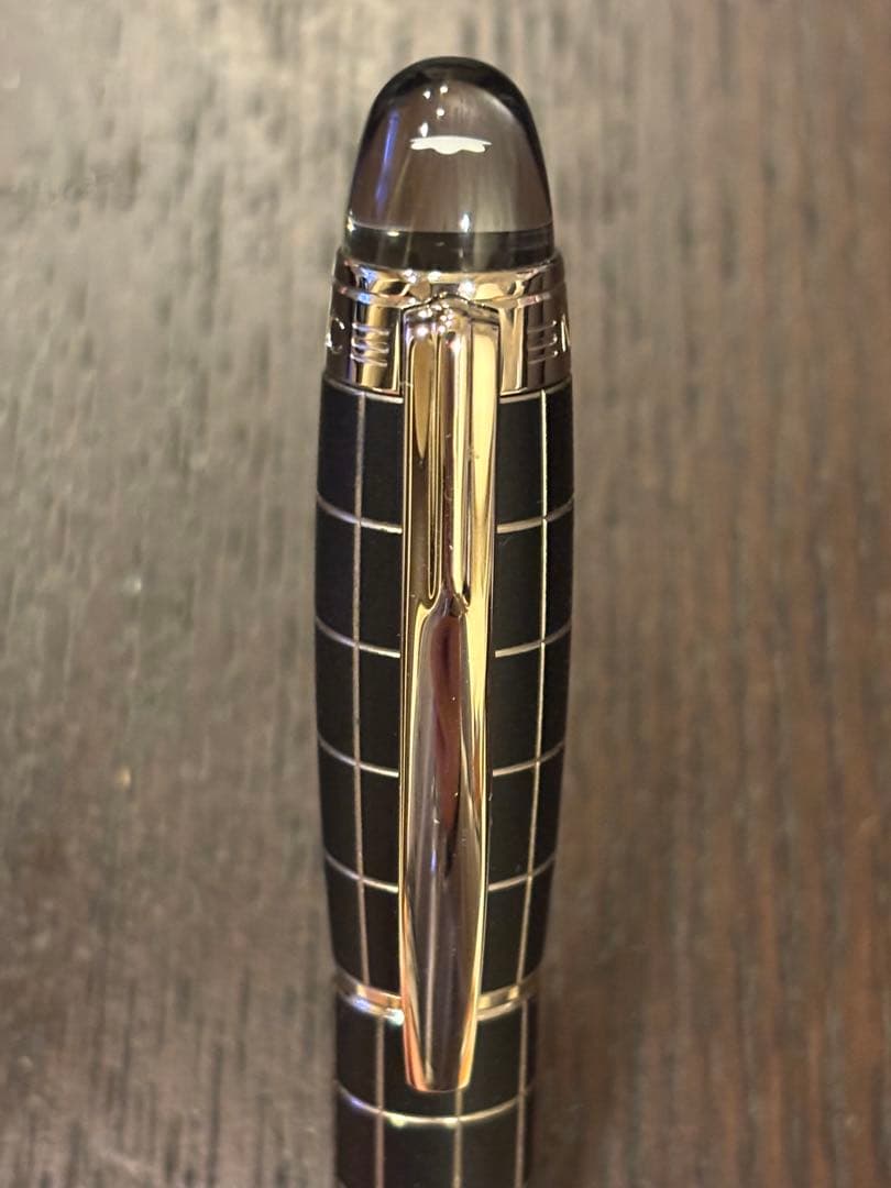 【極美品/廃盤】MONTBLANC万年筆 スターウォーカー メタルラバー 14K