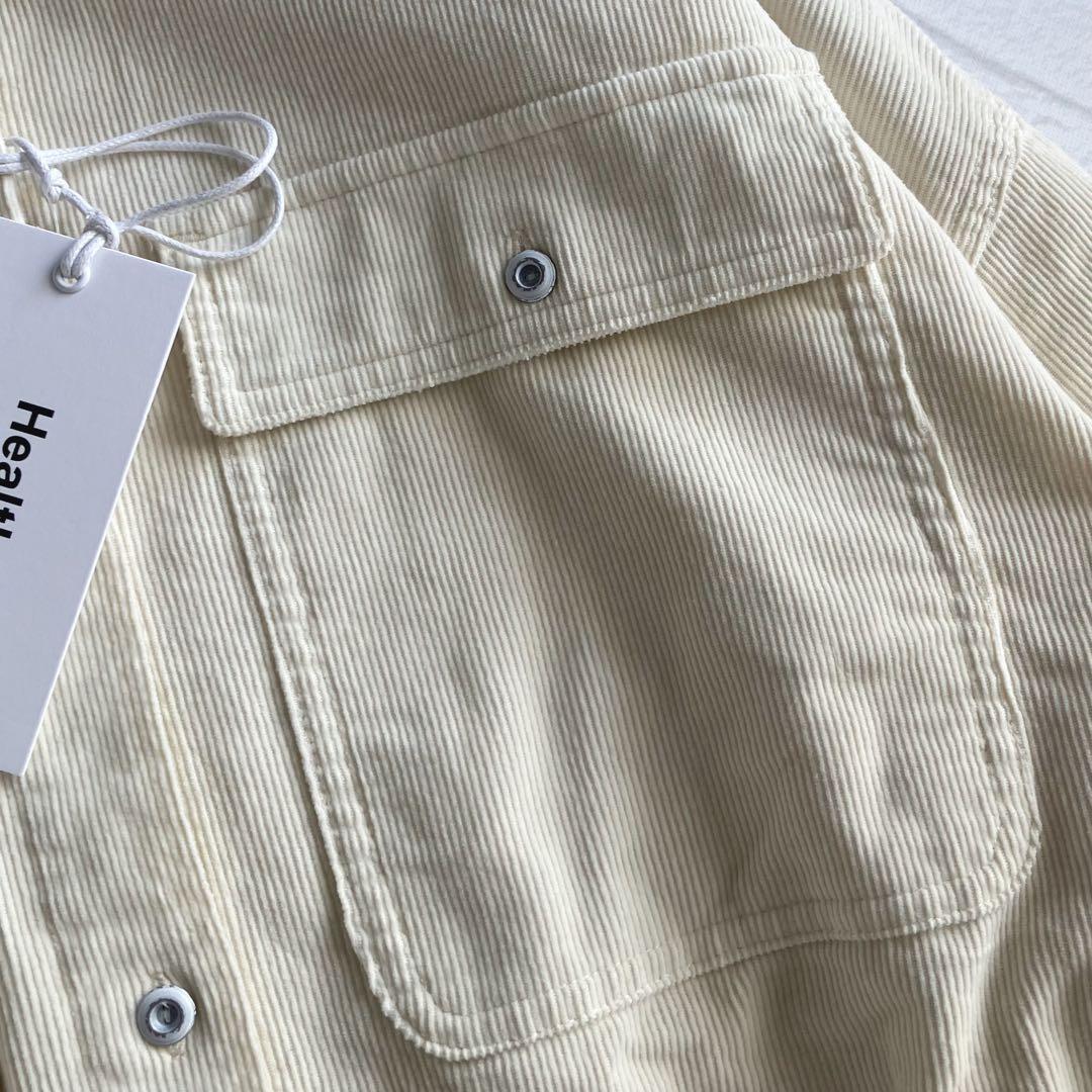 ✨新品✨ ヘルシーデニム アーモンド コーデュロイシャツ スーパービッグシャツ