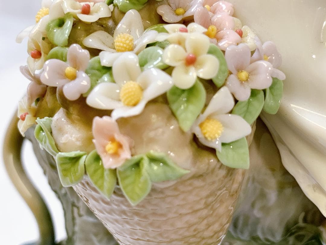 リヤドロ 少女とロバの陶器 LLADRO 置物 フィギュリン