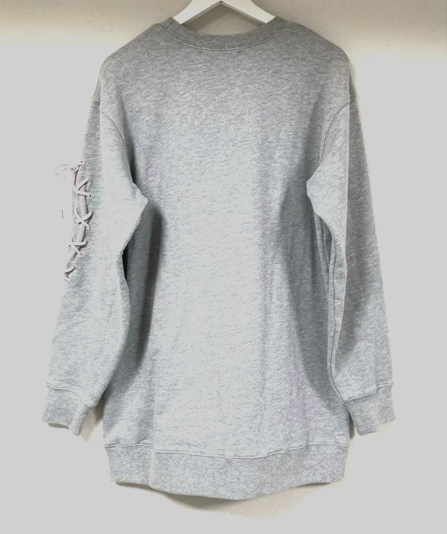 FUR FUR ハートレースアップスウェットワンピース