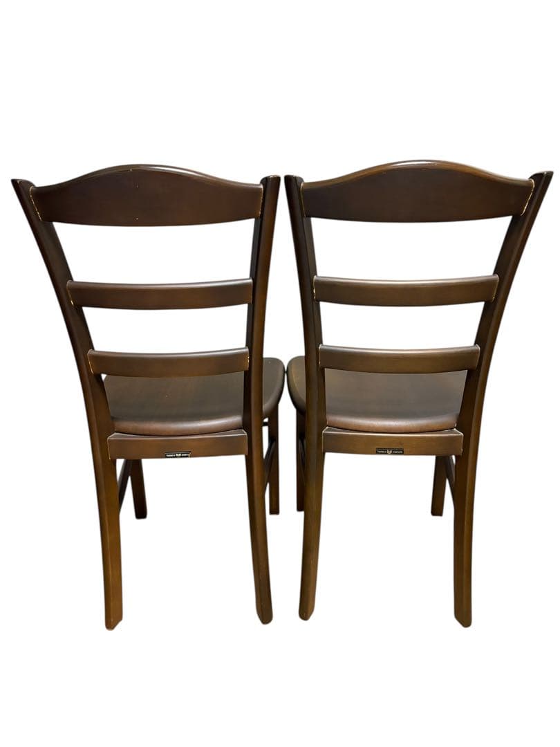 himeji maruni 姫路マルニ 木製ダイニングチェア2脚セット