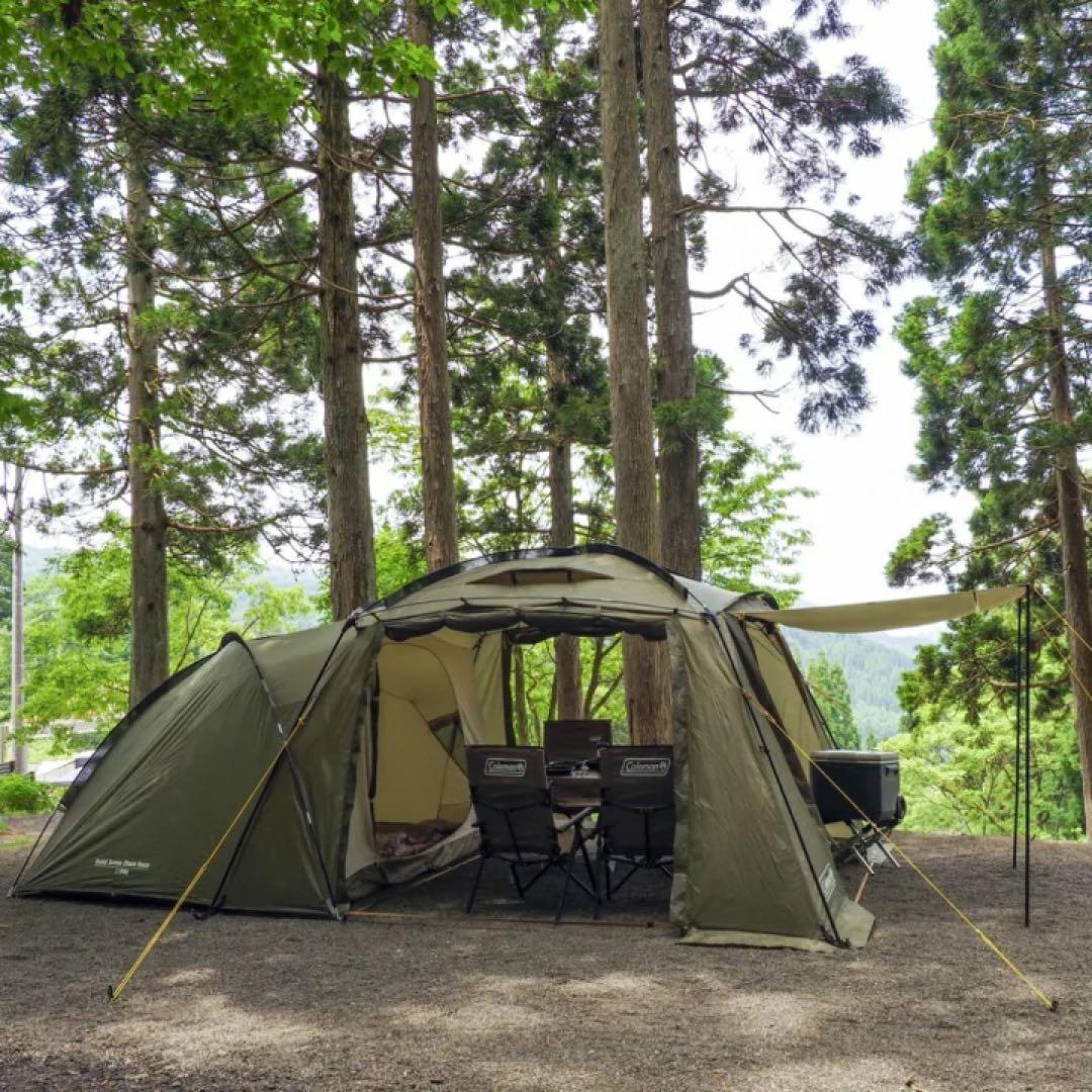 Coleman ラウンドスクリーン2ルームハウス(オリーブ)限定色