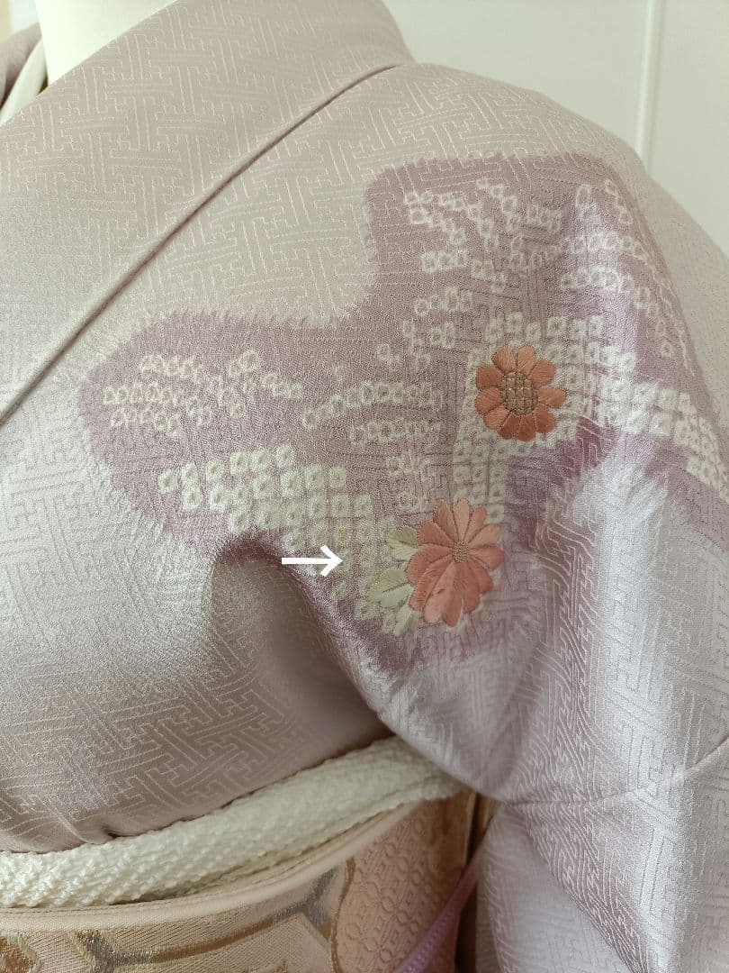 正絹訪問着　フルセット４点　卒業式　入学式　宮参り　七五三