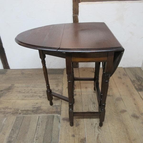 英国 アンティーク 家具 スモールゲートレッグテーブル バタフライ 6057e