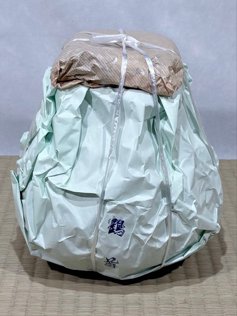 釜師　高橋敬典作　鶴首釜　美品　共箱　茶道具　送料込