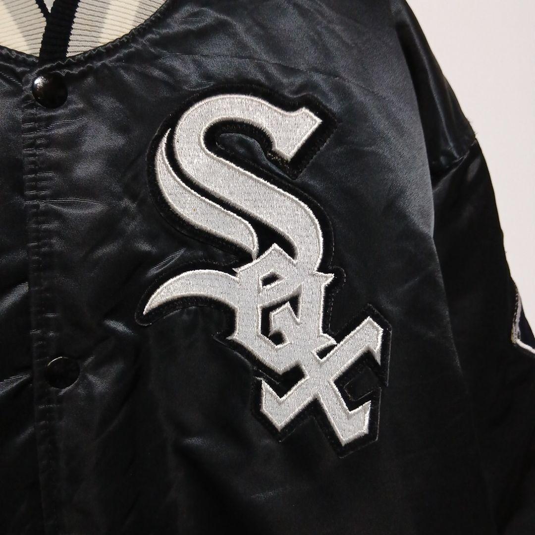 80s USA製 スターター　 スタジャン MLB 黒　ブラック LC391