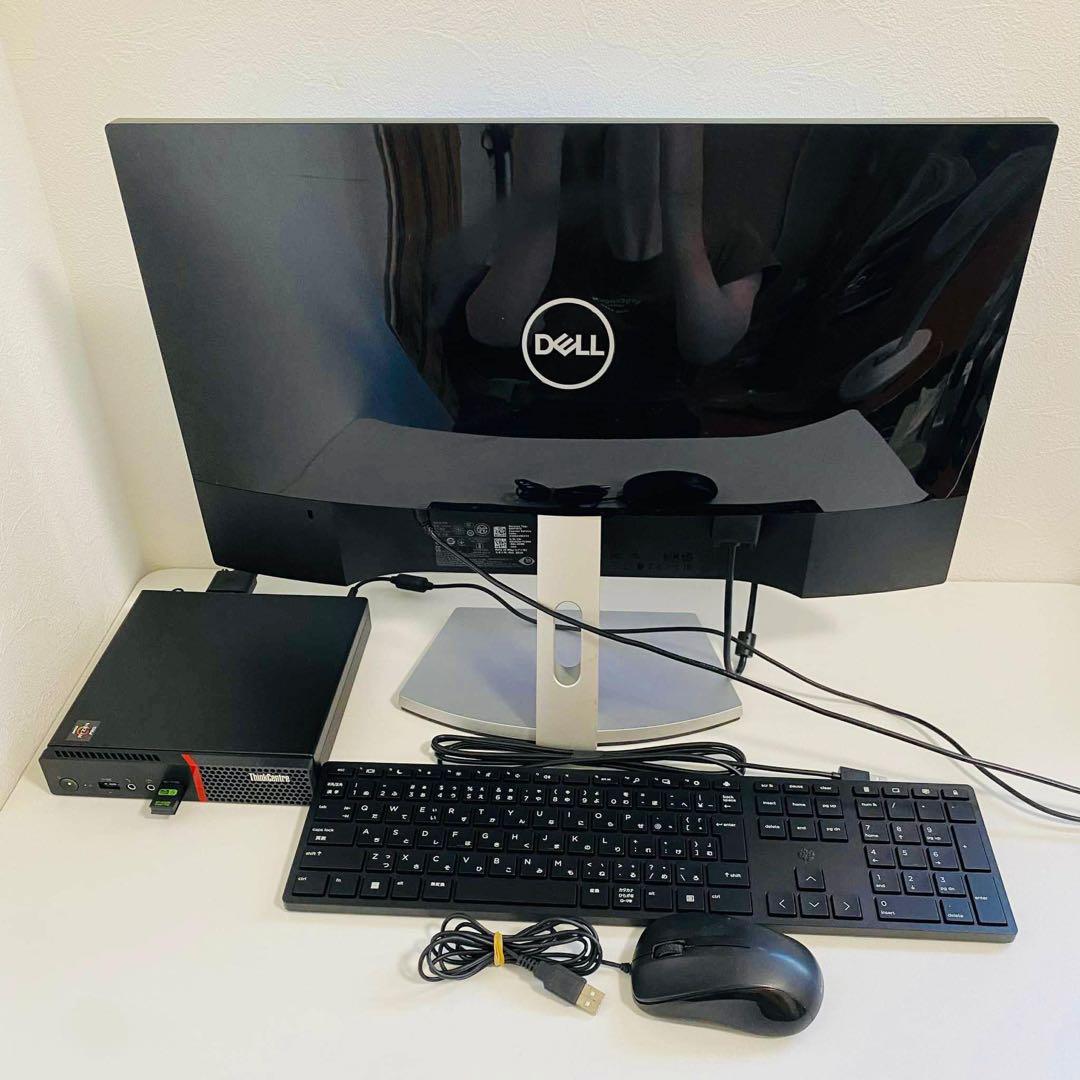 Y664 LENOVOデスクトップSSD高速23インチWindows11オフィス