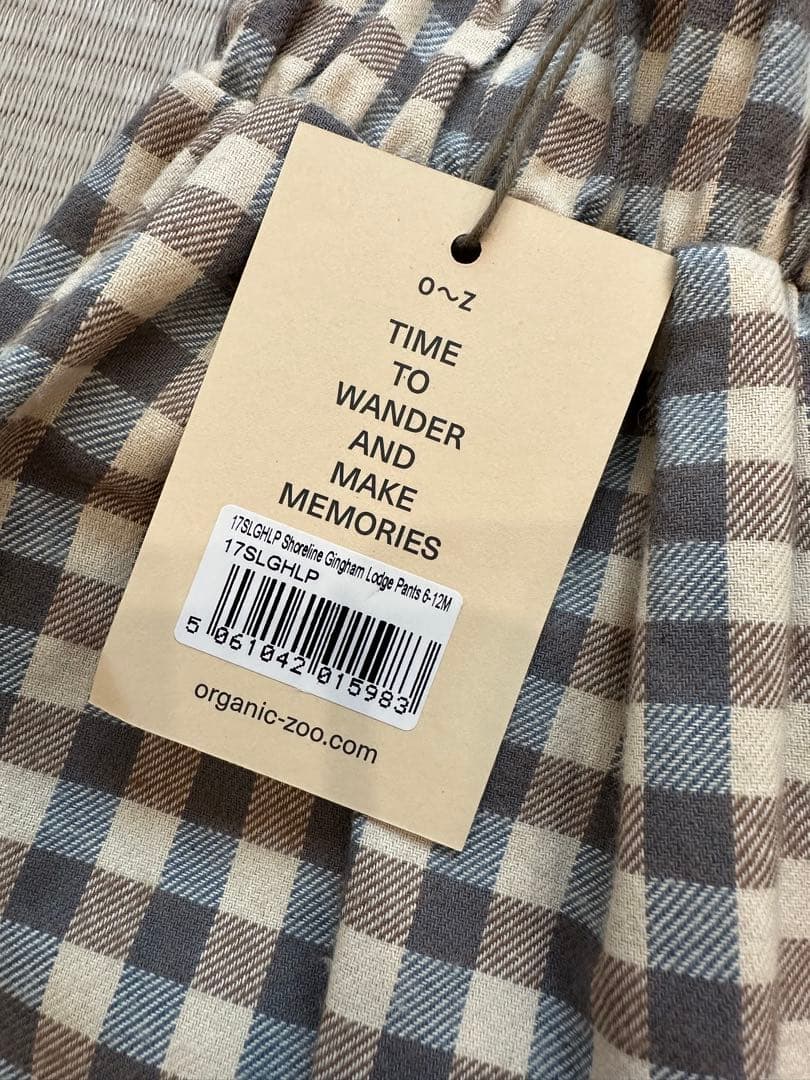 オーガニックズー Shoreline Gingham Lodge Pants