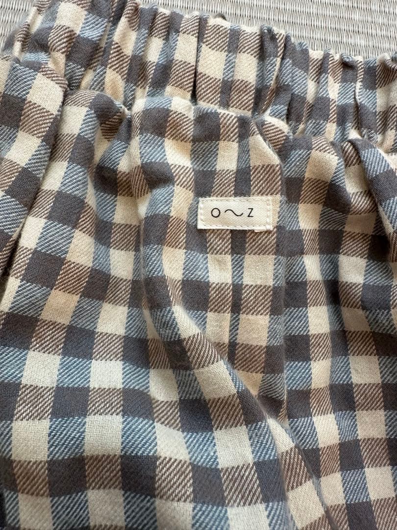 オーガニックズー Shoreline Gingham Lodge Pants