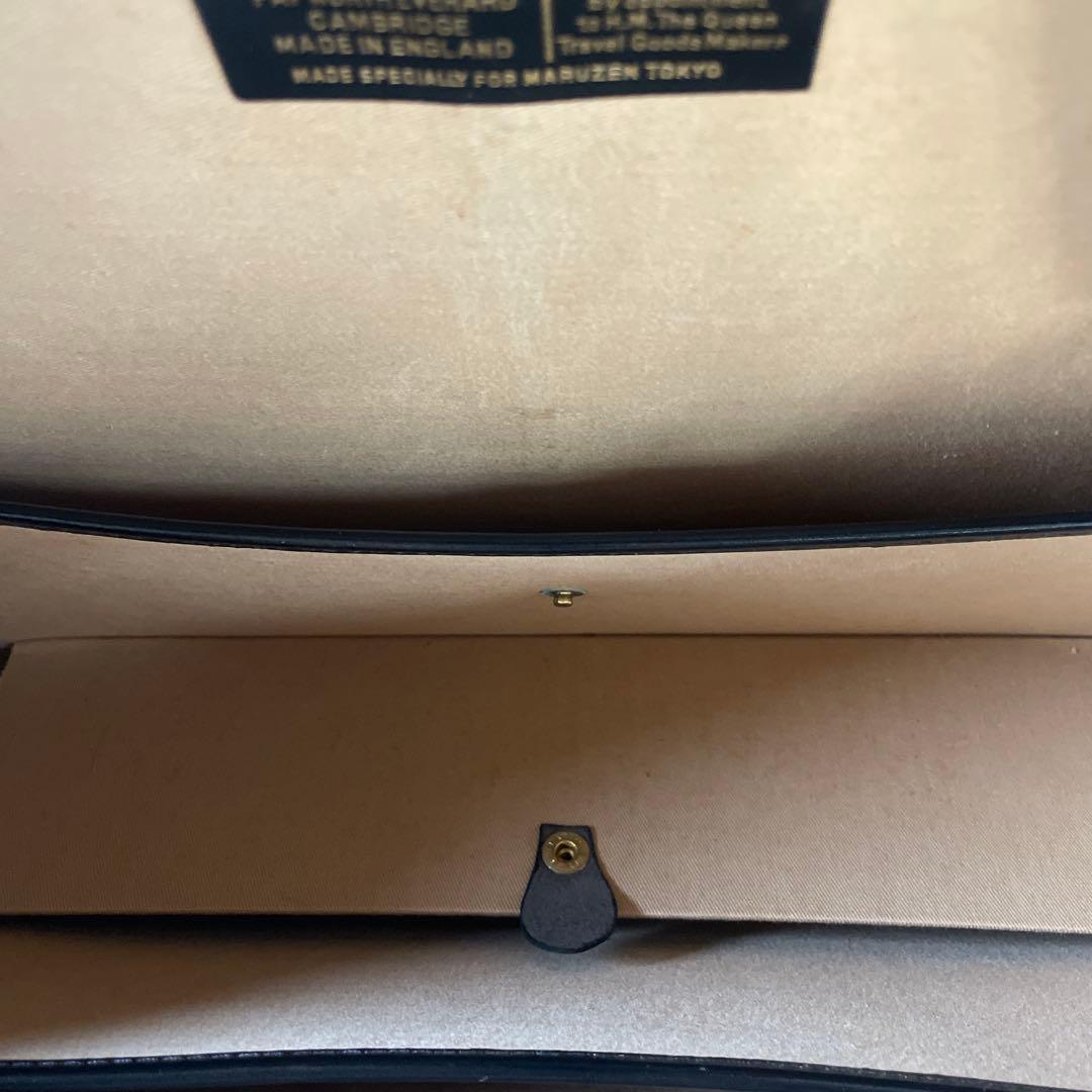 希少 PAPWORTH パップワース 本革 ダレスバッグ ビジネスバッグ鍵付き