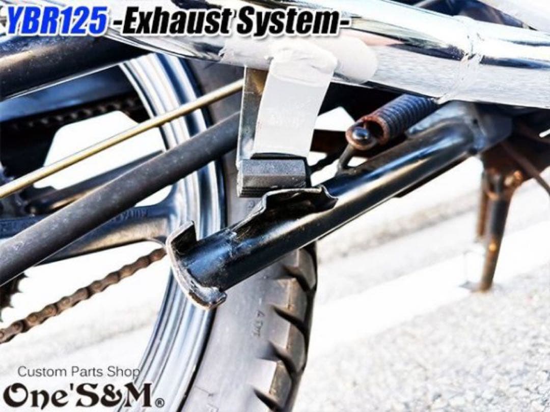 YBR125 専用 フルエキゾーストマフラー キャブ車 FI車兼用