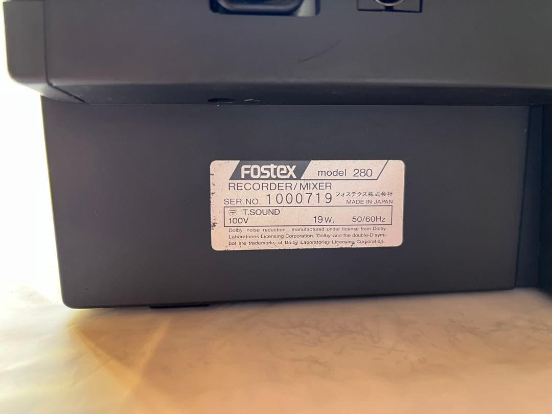 FOSTEX MULTITRACKER 280 ジャンク品　説明書有り