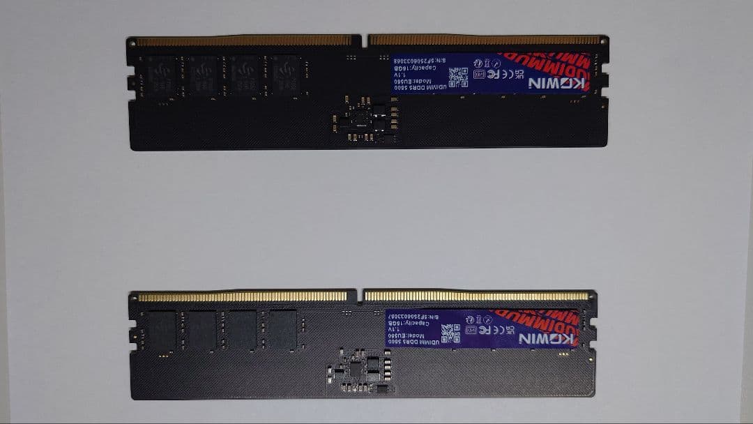 KOWIN DDR5-5600 32GB (16GB×2) 動作確認済EU560