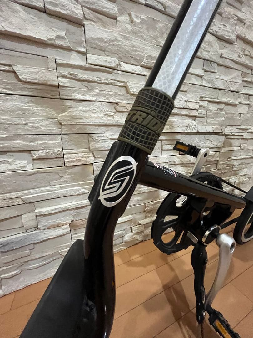 STRIDAストライダ　折りたたみ自転車　BLACK