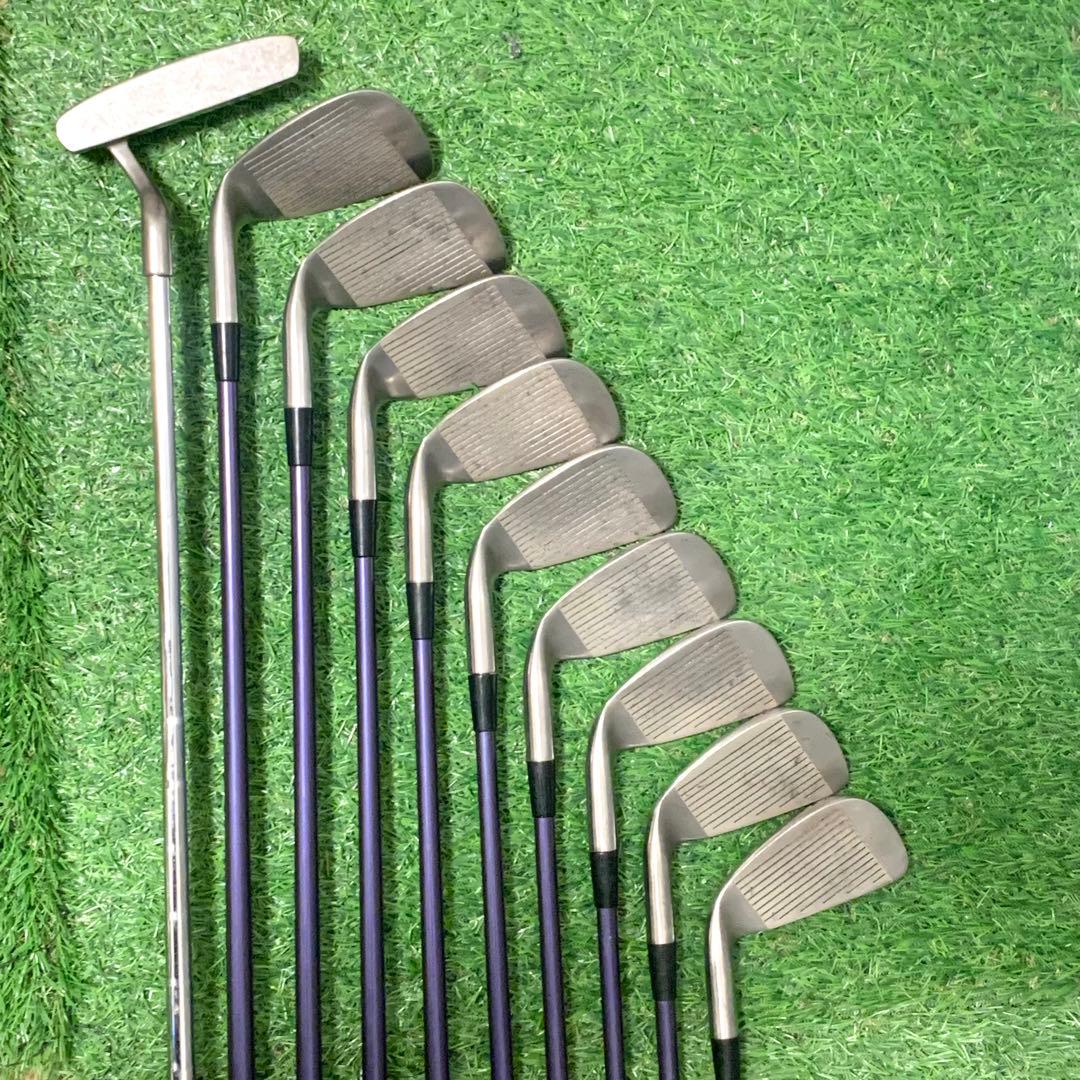 ゼクシオバッグ付 良品 XXIO9 本格メンズゴルフクラブセット豪華13本