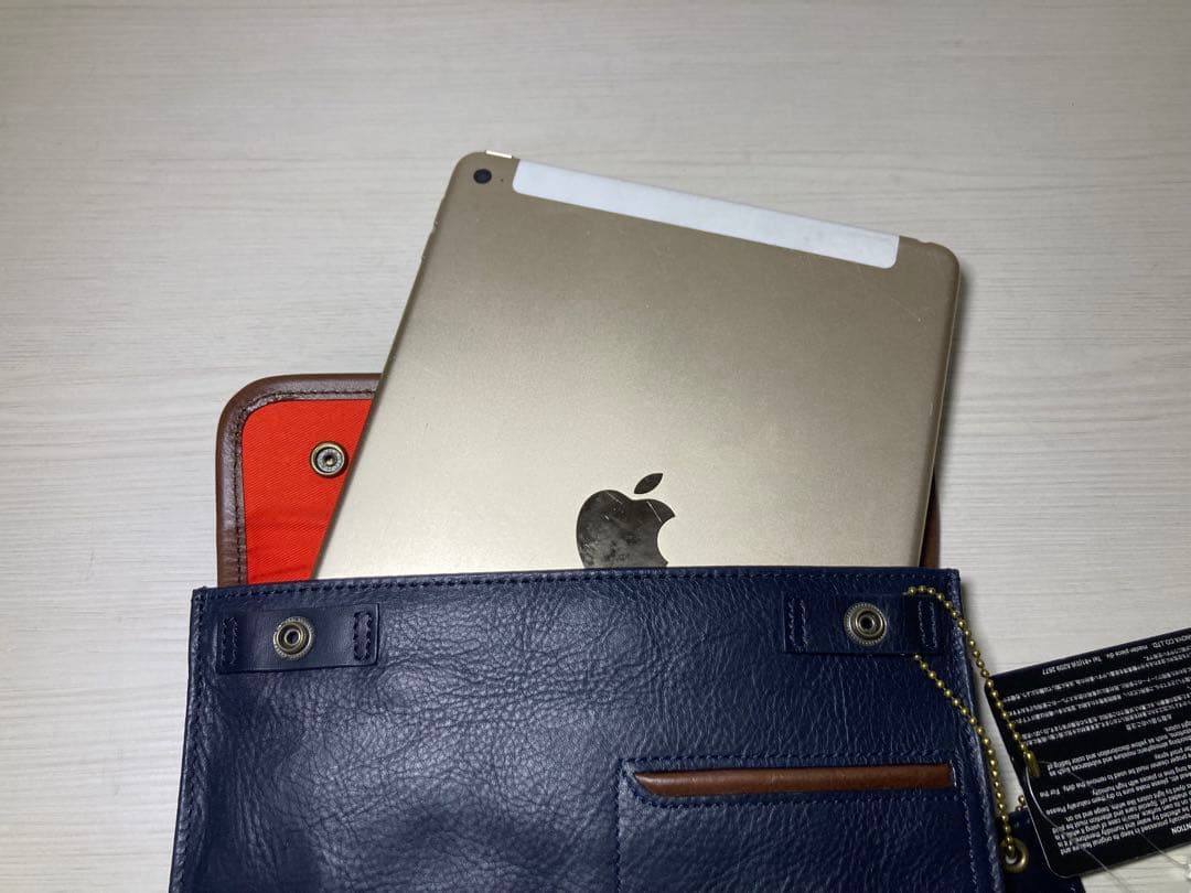 【未使用品】master-piece タブレットケース iPadケース 青