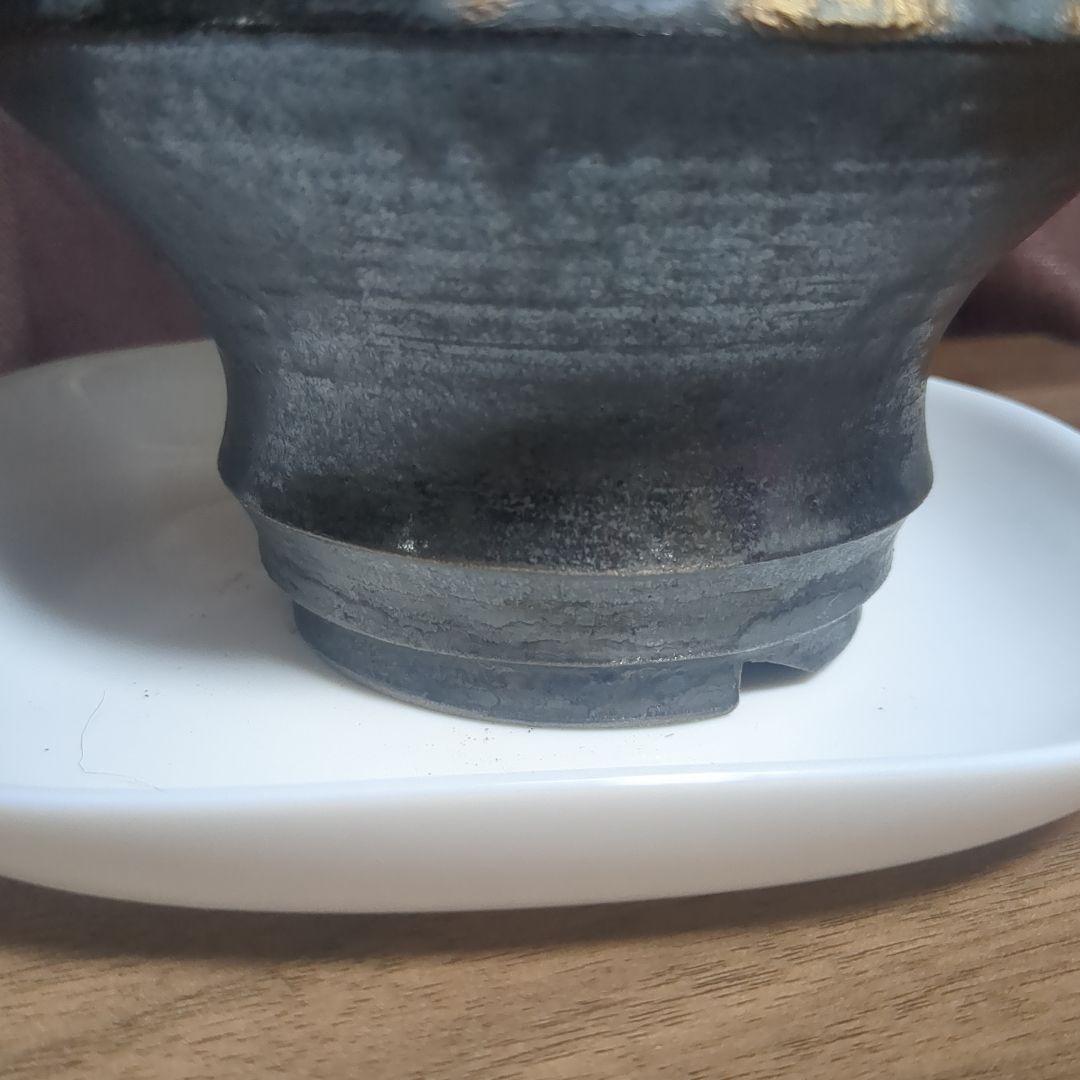 アガベ陶器鉢　植木鉢　比護作品　美品