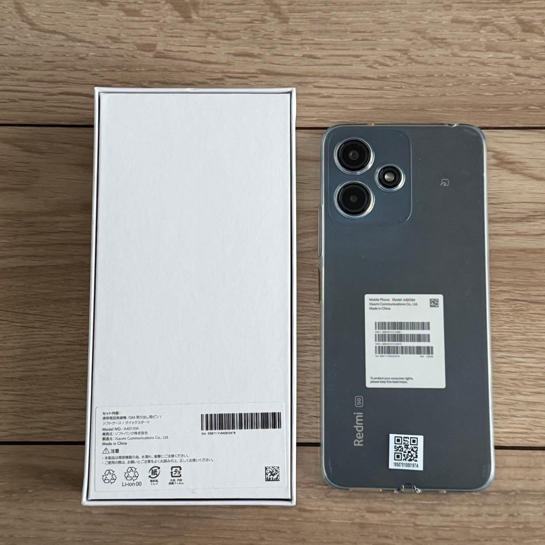 【中古】Redmi 12 5G ミッドナイトブラック｜SIMフリー