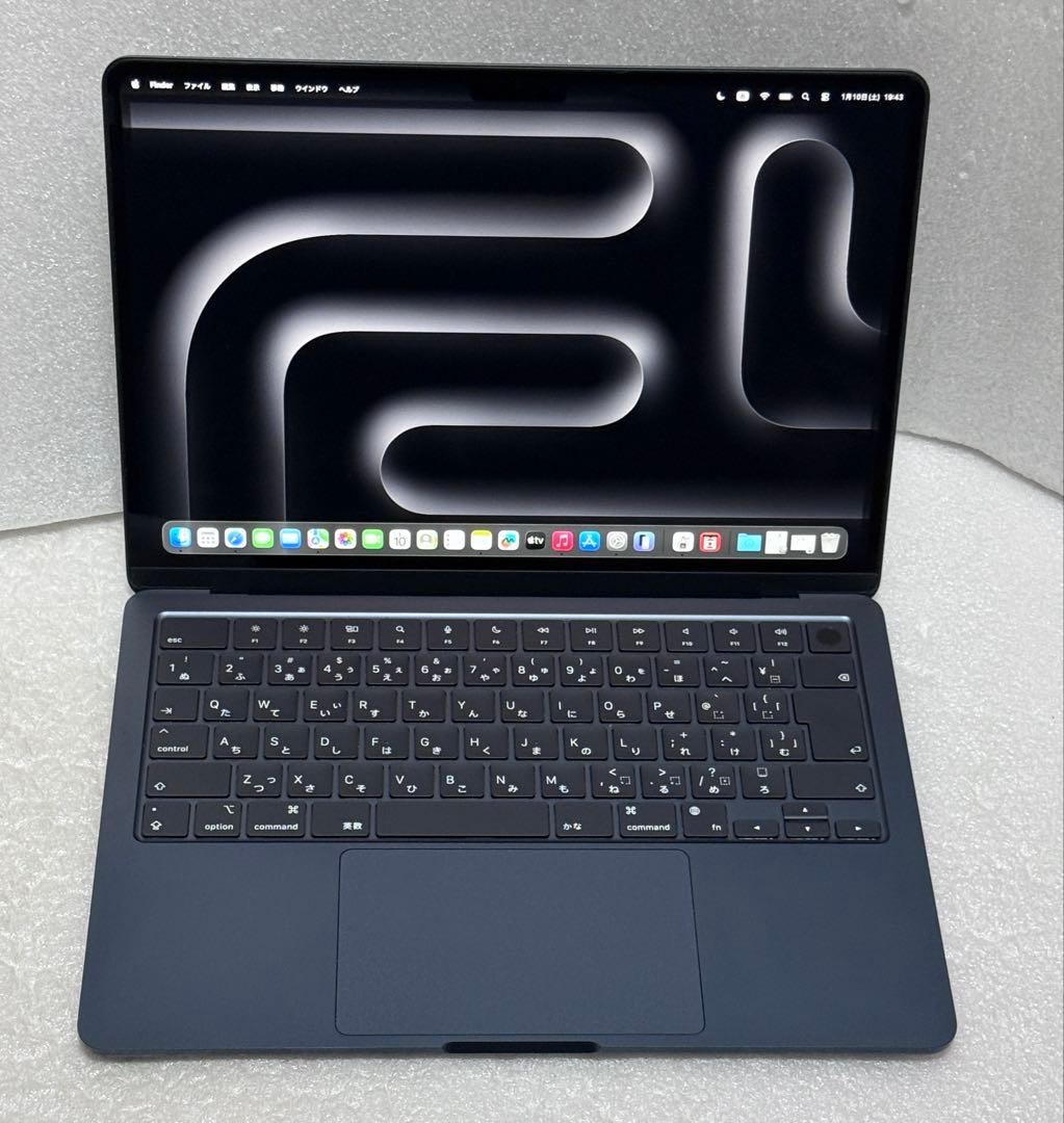 美品　バッテリー100%　充放電回数25回　MacBook Air 13 M2