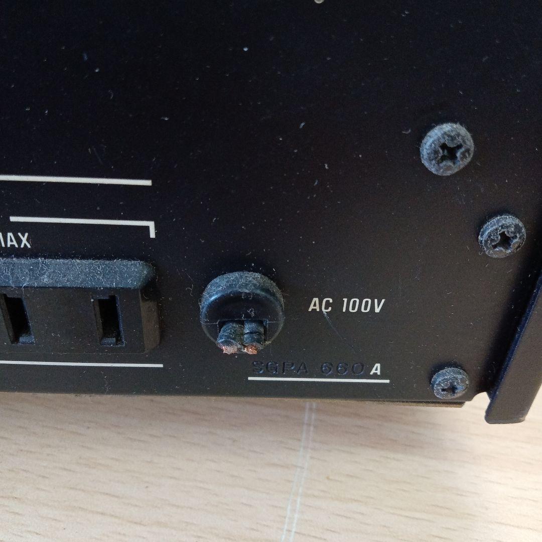 ジャンク品TechnicsSU-9400 ステレオインテグレーテッドアンプ 本体