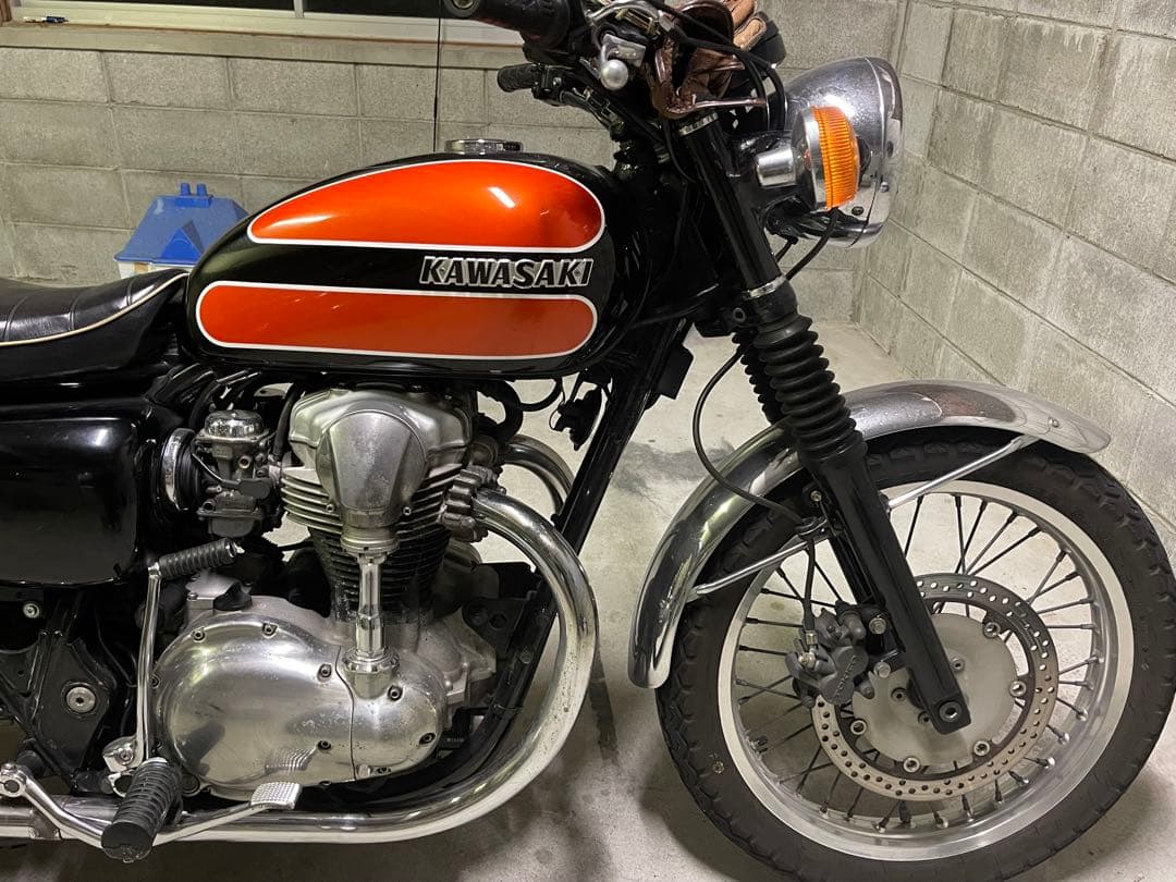 w650 大和ステンレスマフラー　スチールメッキ