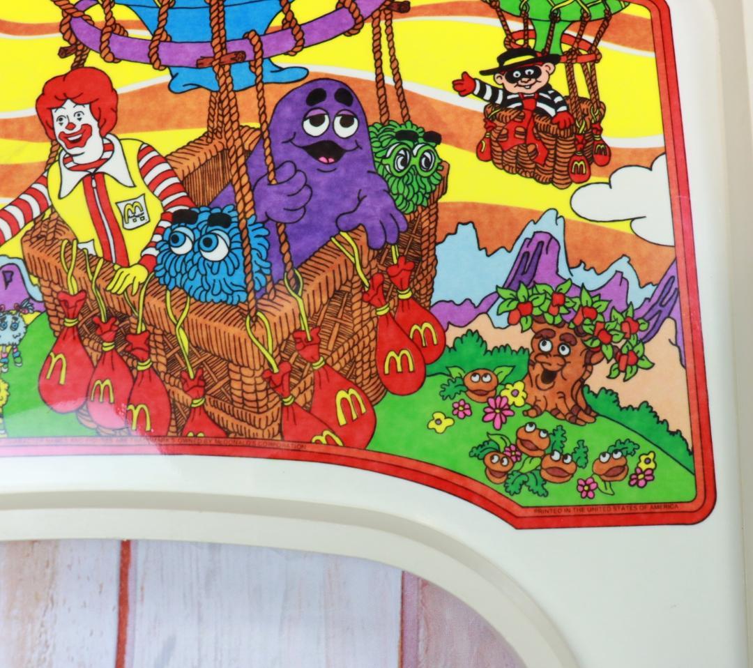【ヴィンテージ 】美品 1986年マクドナルドハイチェアトレイ　レア！
