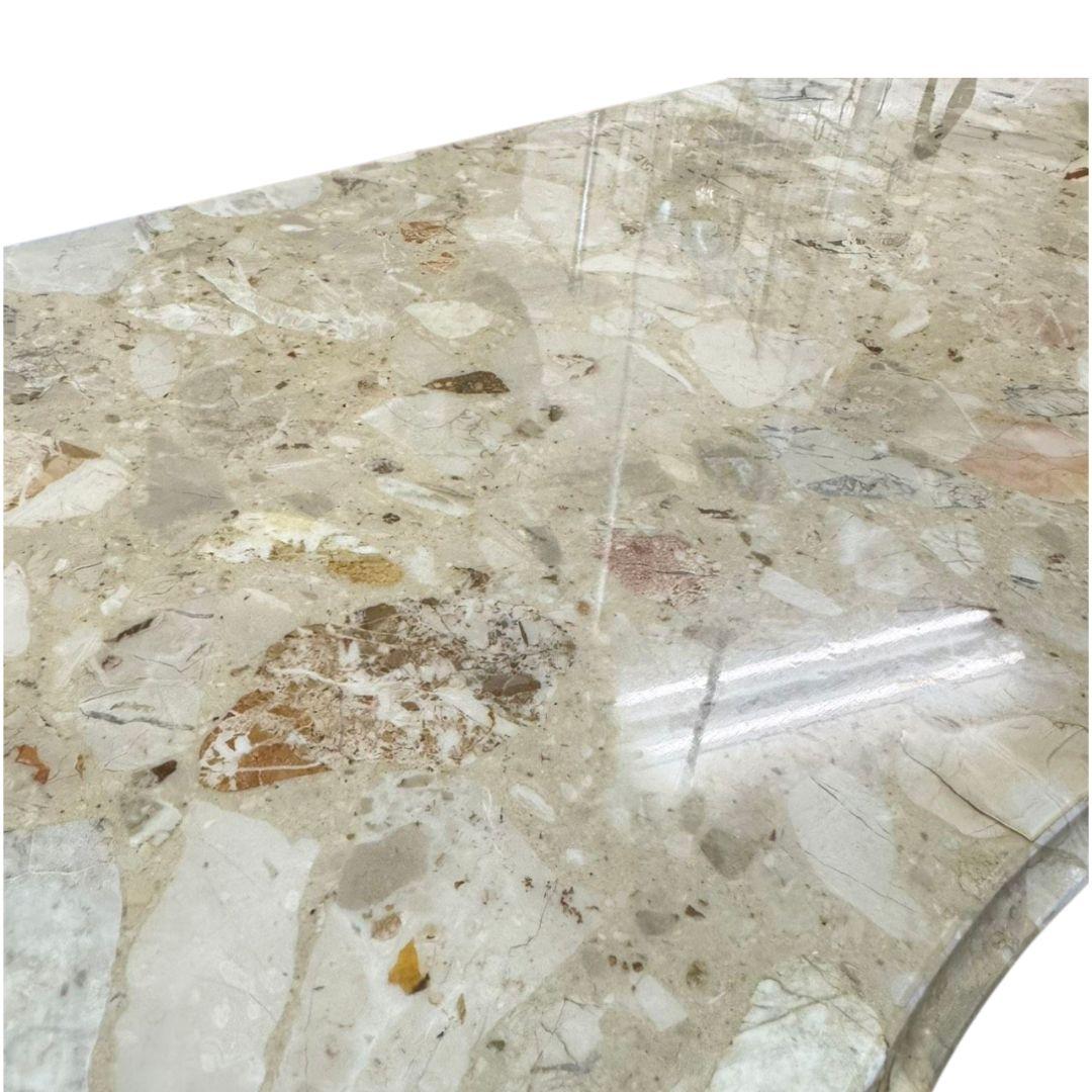 【最高級】美品 ロココ調 大理石 猫足 猫脚 コンソール テーブル 花台