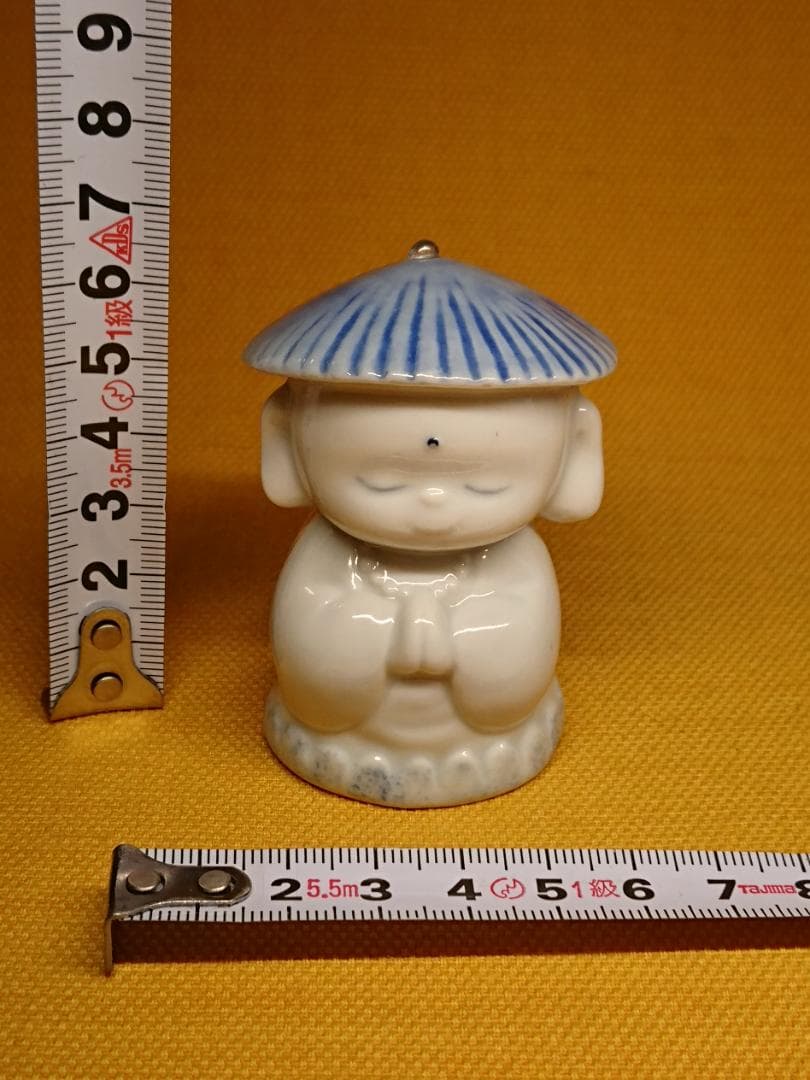 人形　お地蔵様　一休　仏像　陶器　置物　インテリア　工芸品　美術品　A3355
