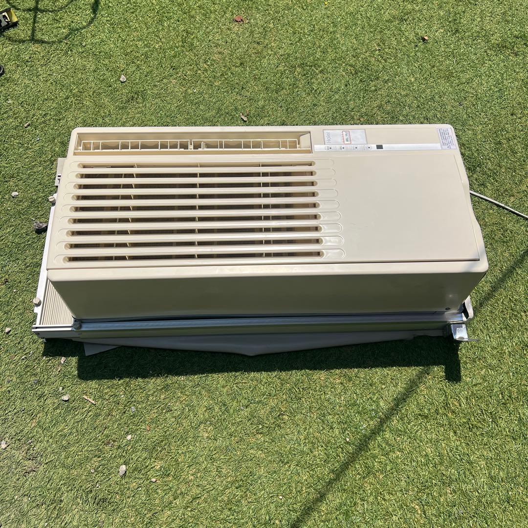 【横浜・川崎】Haier ルームエアコン ウィンドウエアコン JA-18M 窓枠
