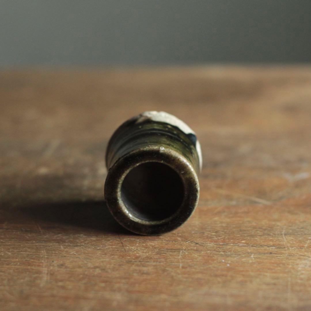 織部 筒香炉 野香炉 江戸時代 古美術 古道具 アンティーク