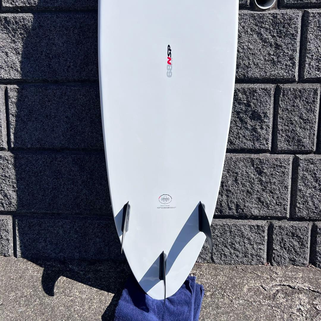 極上品　NSP サーフボード　6’8ft ケース付き　すぐ使える　人気スペック