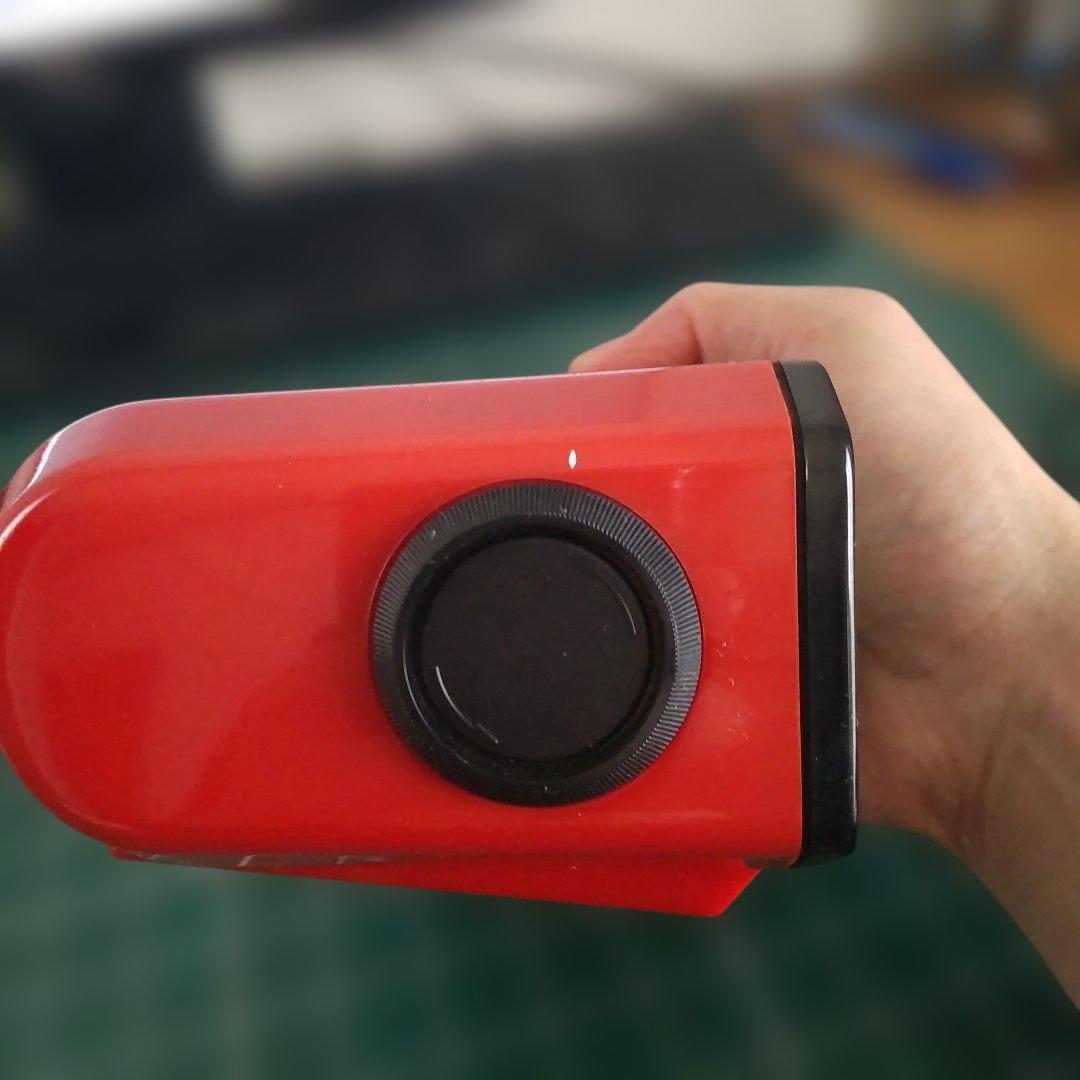 昭和レトロ パタパタ時計 シチズン 赤黒 動作確認済 乾電池式