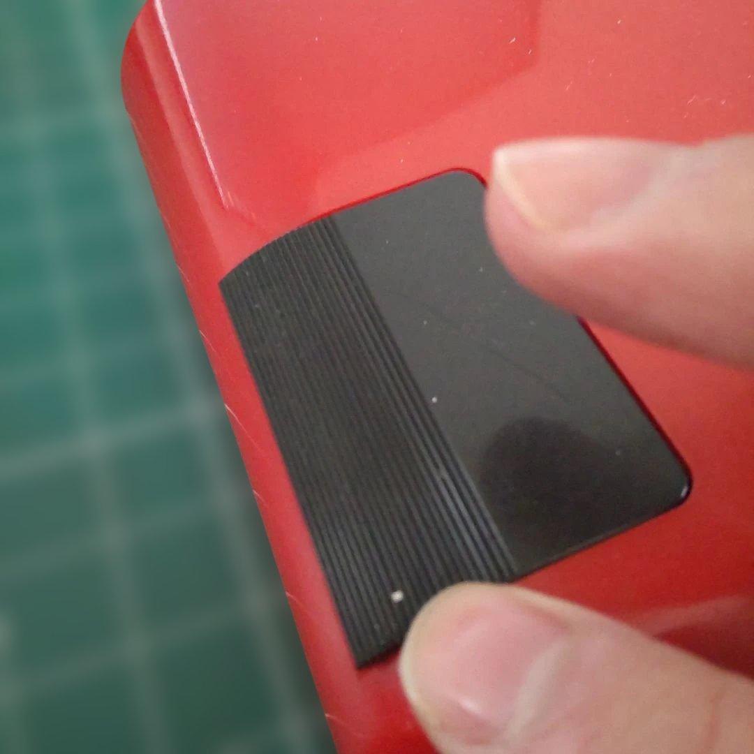 昭和レトロ パタパタ時計 シチズン 赤黒 動作確認済 乾電池式