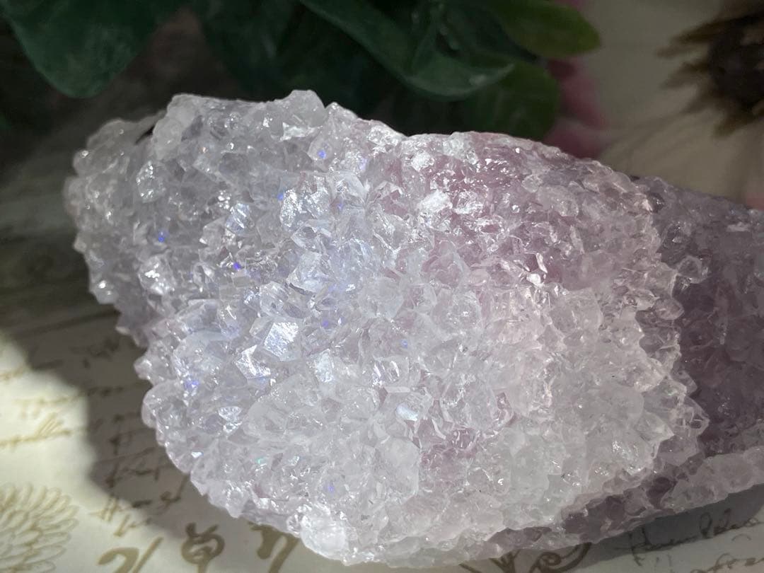 超希少✨ ピンクアナンダライト　アメジスト　水晶　レインボークォーツ　クリスタル