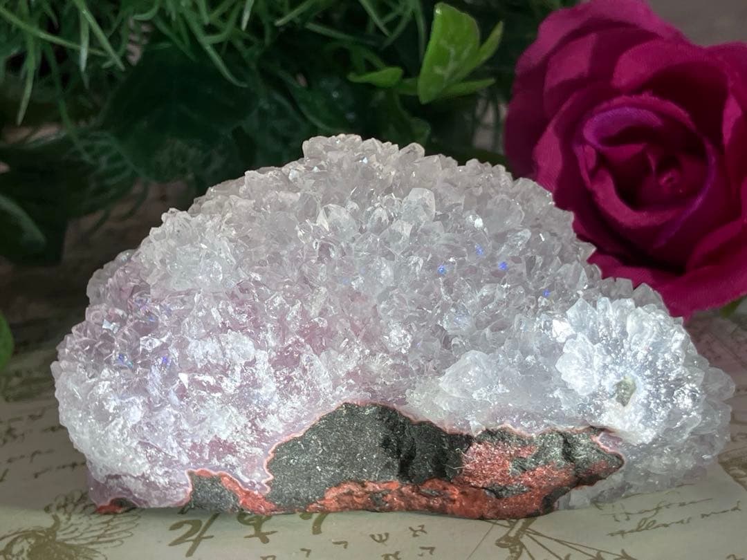 超希少✨ ピンクアナンダライト　アメジスト　水晶　レインボークォーツ　クリスタル