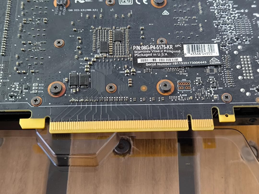 EVGA GeForce GTX1070 SC 8GB【訳あり・ジャンク】