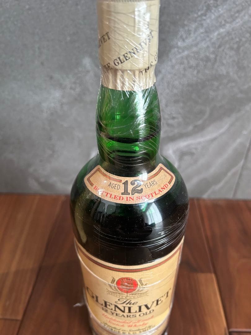 グレンリベット12年　アンブレ表記　赤アザミ　1L 1リットル　未開封