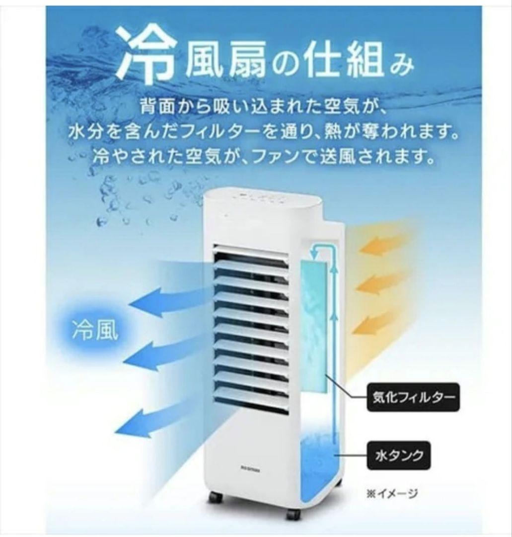アイリスオーヤマ 冷風扇 KCTF-02M-W 2022年製