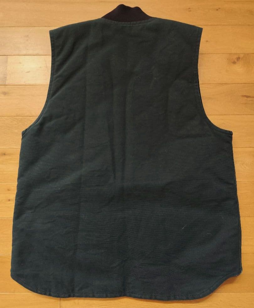 Carhartt ダッグベスト クロスボーン Fade Black M-R