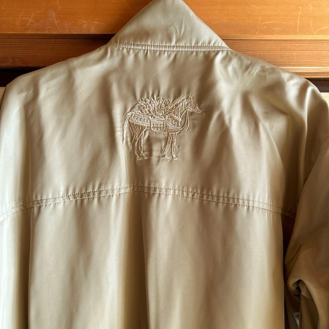 ear PAPILLONNER イアパピヨネ ボアベスト付き馬刺しゅうコート