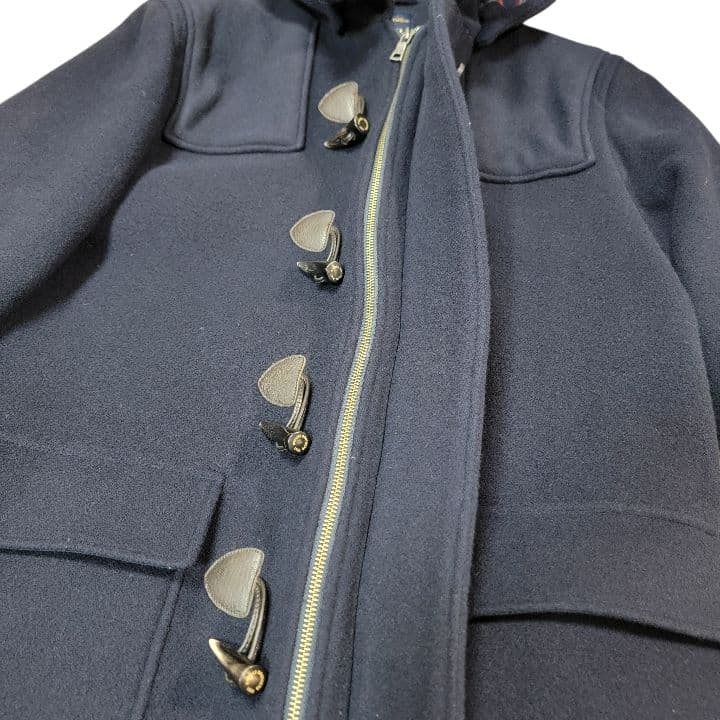 圧巻 ダブルフェイス生地 ブルックスブラザーズ 羊毛100% ダッフルコート