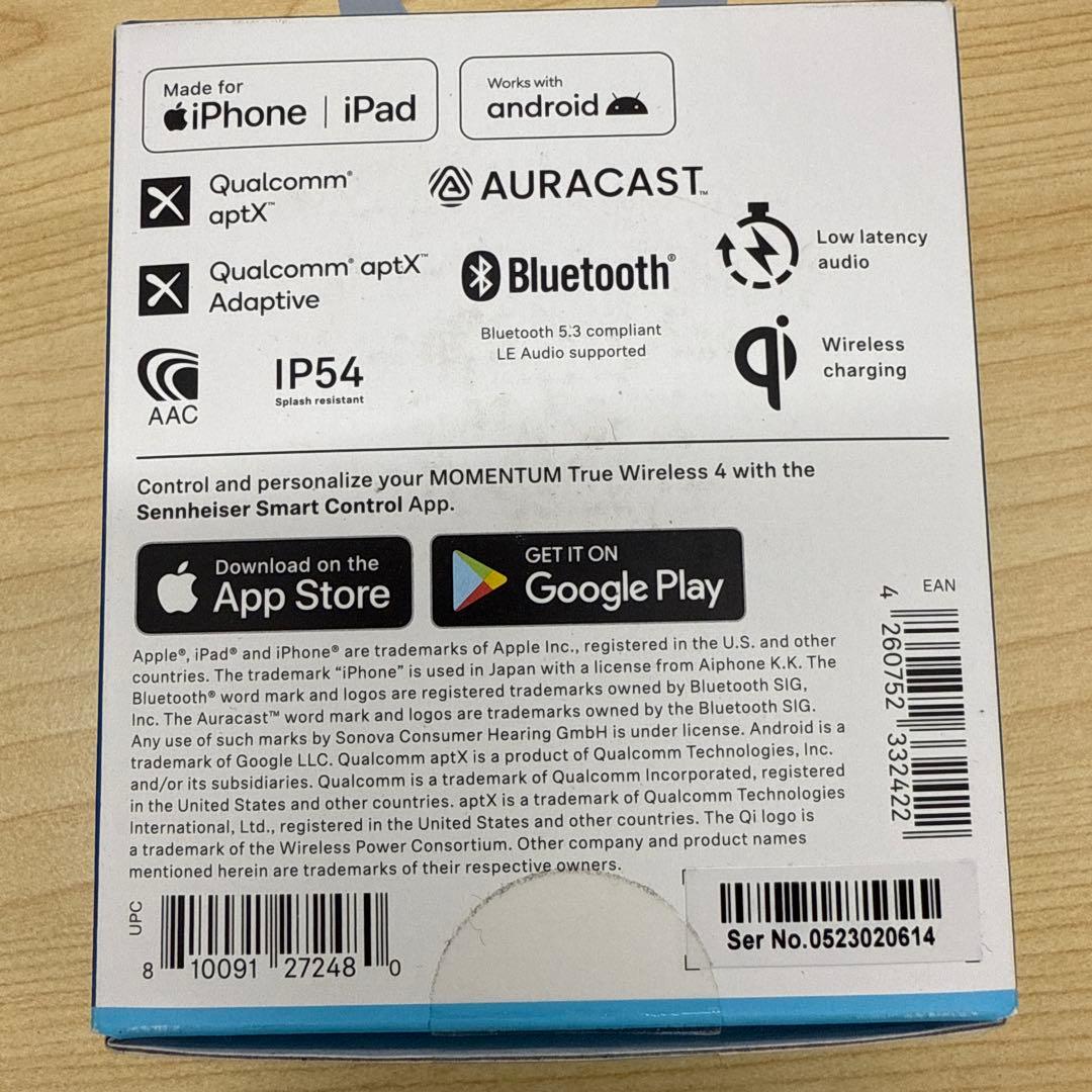 k*a様 ゼンハイザー MOMENTUM True Wireless 4