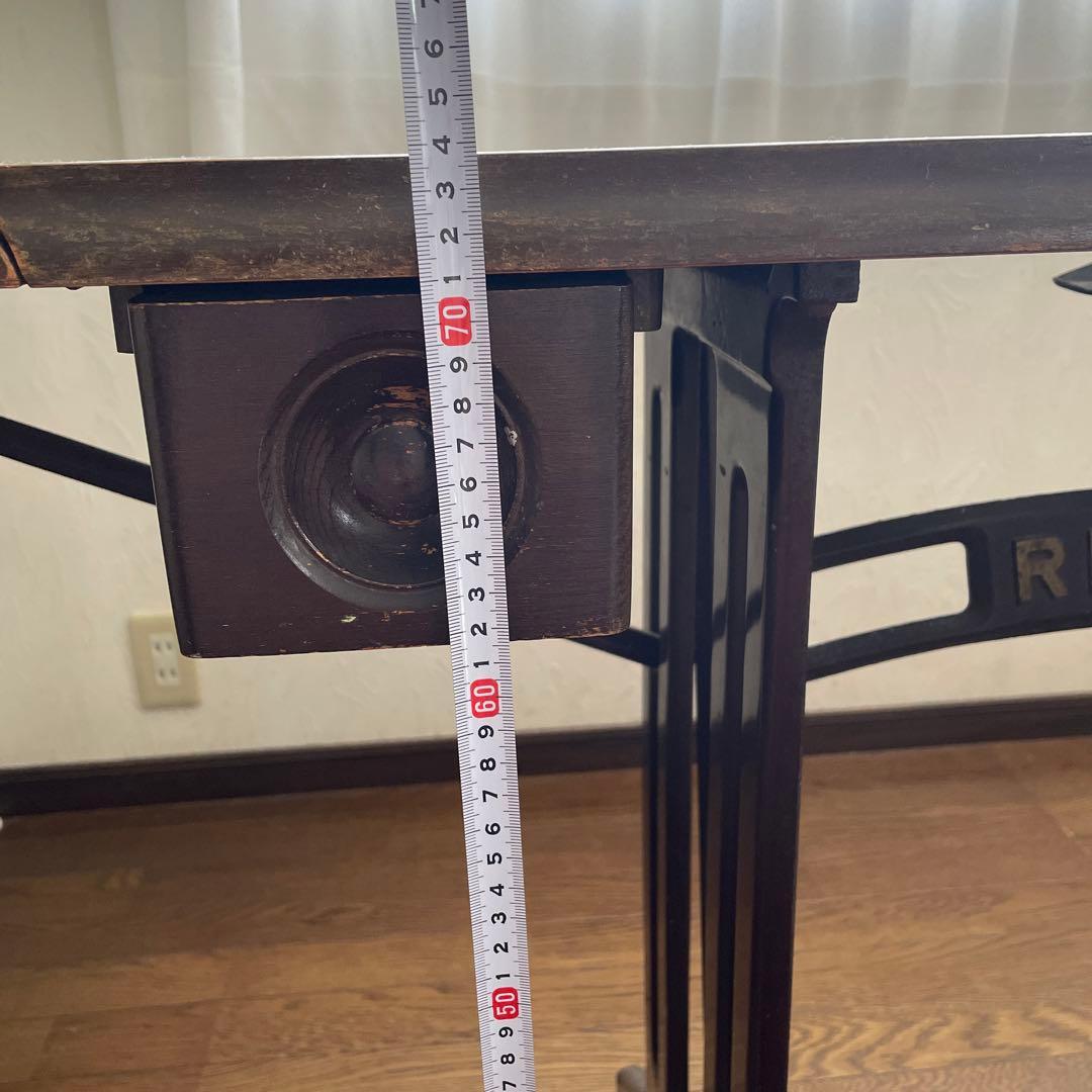 アンティーク　ミシン台　レトロ　RICCER ディスプレイ送料込み　ヴィンテージ